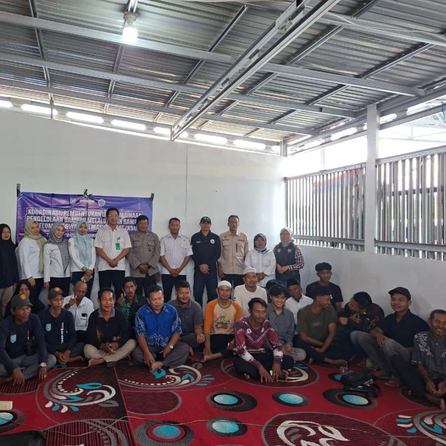 Bersama Dinas Lingkungan Hidup, Pemerintah Desa Tanah Abang Gelar Koordinasi Pembentukan Bank Sampah
